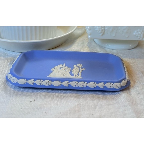 Wedgwood Blue Jasperware small tray - Picture 6 of 6